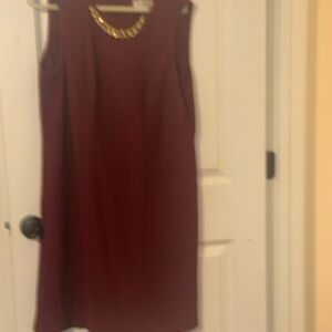 Cute maroon dress size 14